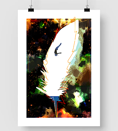 Print A3 - A Vida é Pra Quem Tem Coragem