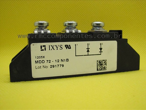 MDD72-12N1B - DIODO DUPLO 99A@100°C 1200V TO-240AA