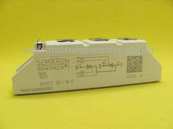 SKKT92/16E - TIRISTOR SEMIKRON 95A@85C 1600V