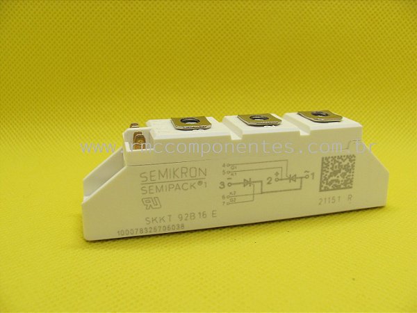 SKKT92B/16E - TIRISTOR SEMIKRON 95A@85C 1600V