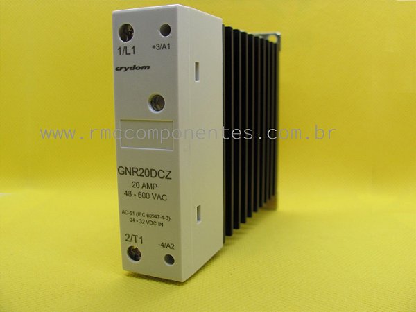 GNR20DCZ - RELE EST SOLIDO MONT DIN 600V 20A