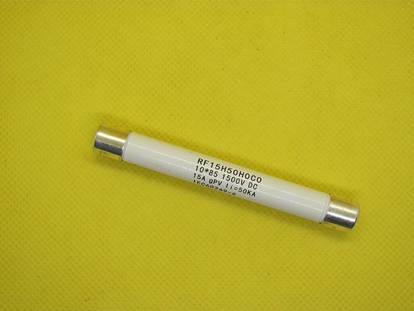 RF15H50H0C0 - Fusível 10mmx85mm 15A 1500V 50kA gPV