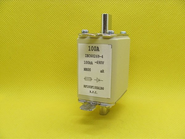 RF100F100A1B0 - Fusível NH00 100A 690V 100kA aR