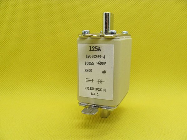 RF125F100A1B0 - Fusível NH00 125A 690V 100kA aR