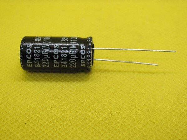 B41821A9227M0 220uF X 100V  12,5X25