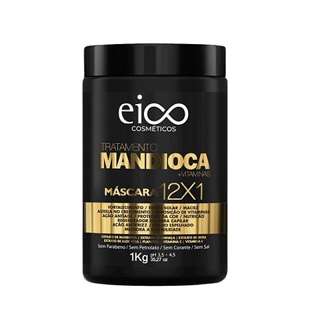 Mascara Capilar Eico Mandioca 1kg