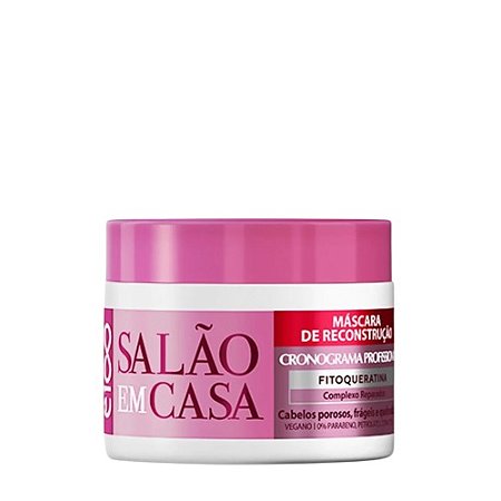 Mascara Capilar Eico Salão Em Casa Cronograma Profissional Reconstrução 270g
