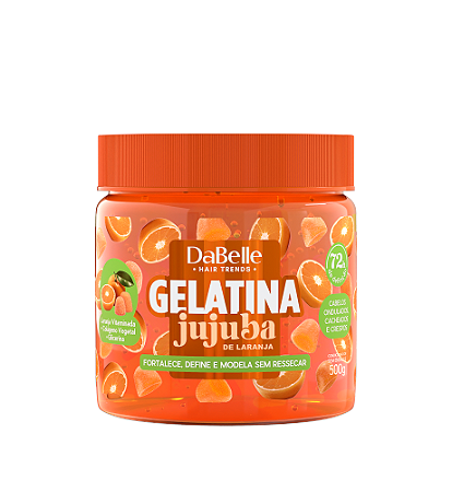 Gelatina Dabelle Jujuba De Laranja 500g