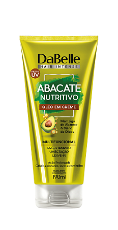 Oleo Em Creme Dabelle Abacate Nutritivo 190ml