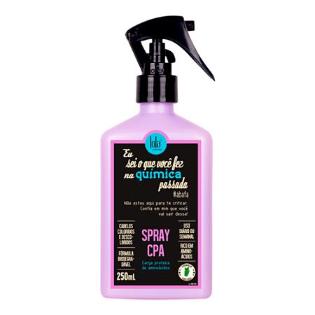 Spray Lola Cpa Eu Sei O Que Voce Fez Na Quimica Passada 250ml