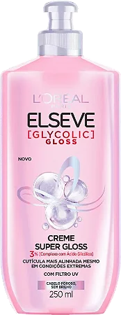CREME PARA PENTEAR ELSEVE 250ML GLYCOLIC GLOSS