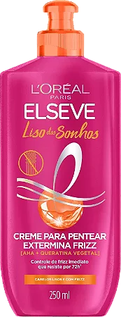 CREME PARA PENTEAR ELSEVE 250ML LISO DOS SONHOS