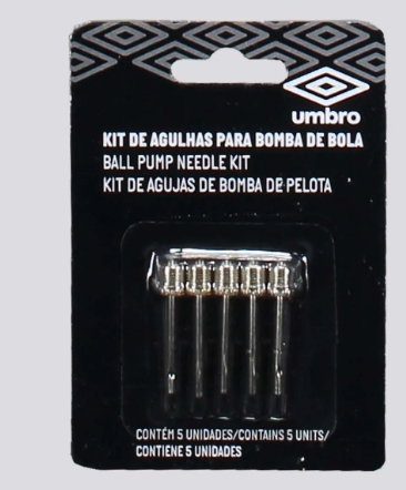 Kit de Agulhas para Bomba de Ar Umbro 5 Unidades