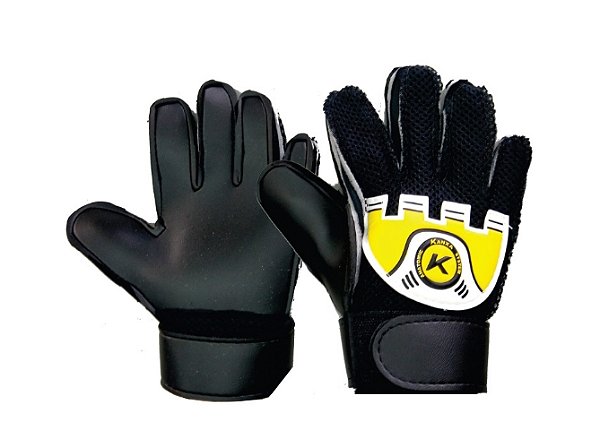 Luva de Goleiro Infantil Kanxa Mesh Free Baby Amarela