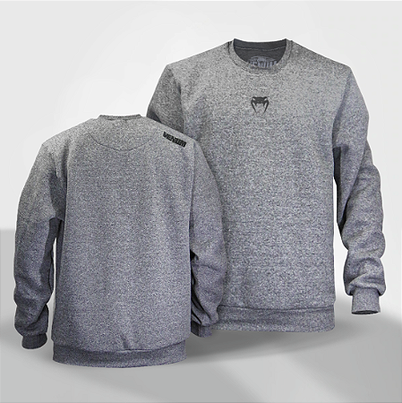Moletom Venum Masculino Original Logo New Style  Classic Cinza