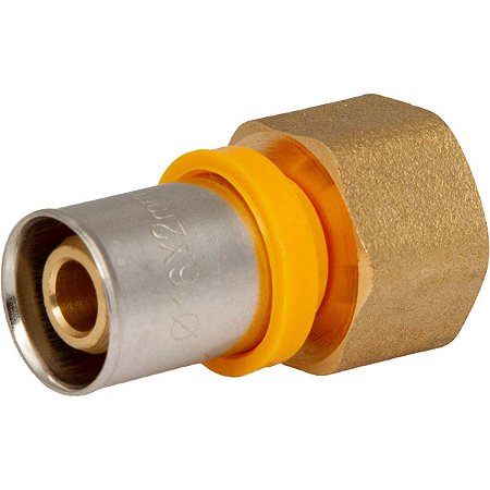 Conector Multicamadas PEX GÁS 16mm x 1/2"(F)