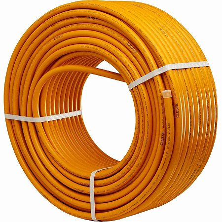 Tubo Multicamadas Pex Gás 16mm Amarelo (Metro)