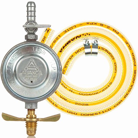Regulador Aliança 504/01 MÉDIO com Mangueira 1,20m