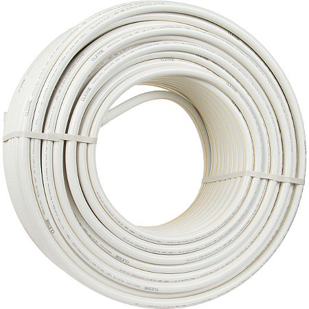 Rolo 20m 20mm Tubo Multicamadas Pex Gás Branco