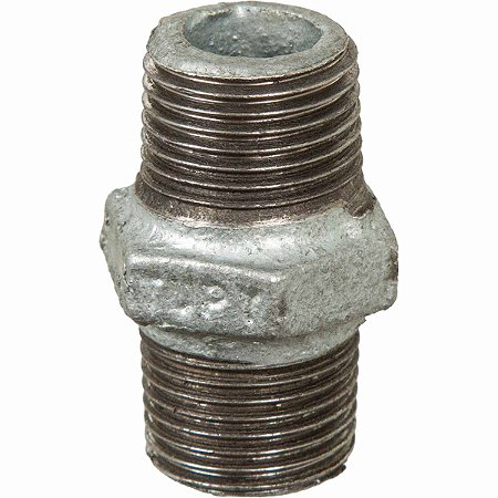 Niple Duplo Tupy Galvanizado 1/2 BSP