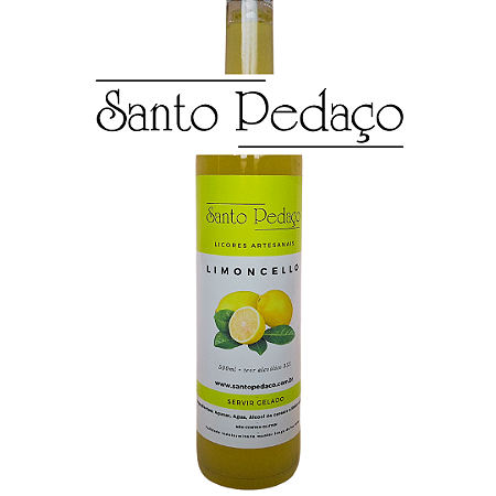 Licor Limoncello - 500ml - Santo Pedaço