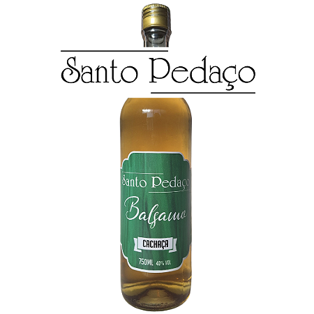Cachaça Santo Pedaço -  Balsamo 2 Anos - 750ml