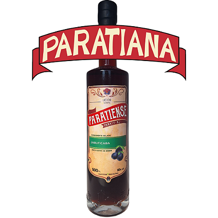 Licor De Jabuticaba - 500ml - Paratiense - Paraty - Rj