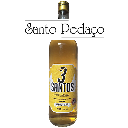 Cachaça Blend 3 Santos - Santo Pedaço - 750ml