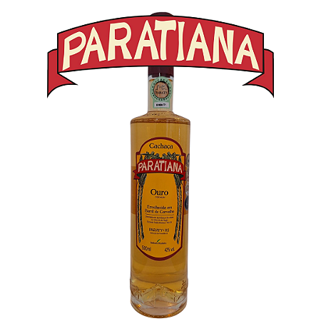 CACHAÇA OURO CARVALHO PARATIANA 500ML