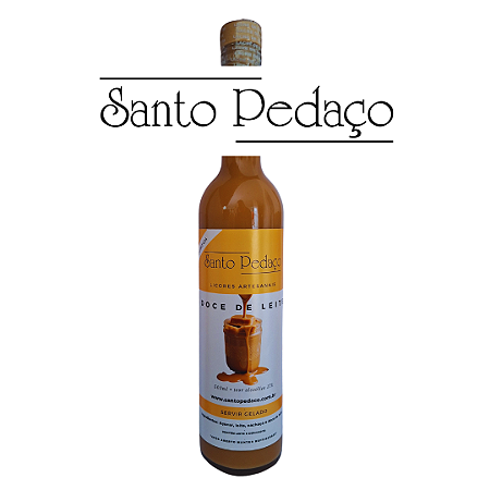LICOR DE DOCE DE LEITE - 500ml - SANTO PEDAÇO