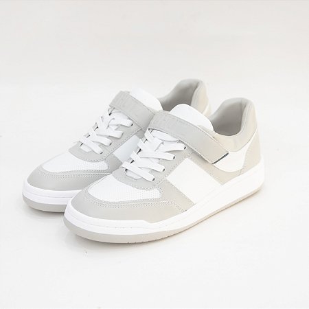 TENIS COURO BICOLOR