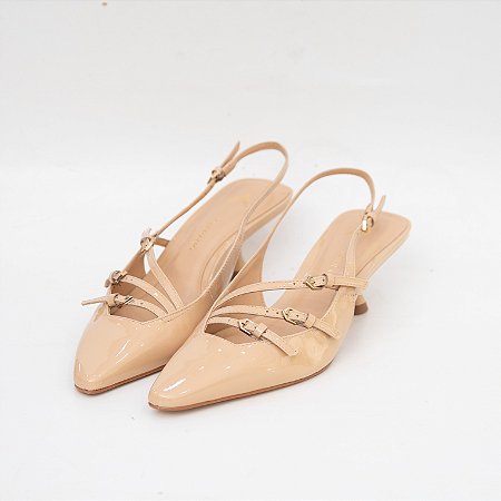 CHANEL COURO VERNIZ FIVELA