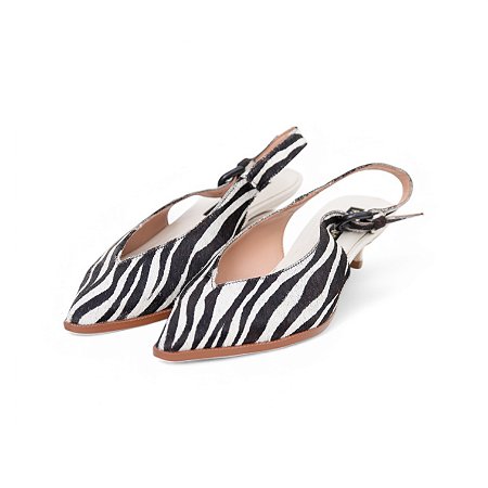 CHANEL BAIXO COURO ZEBRA