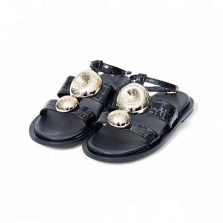 SANDALIA RASTEIRA METAL