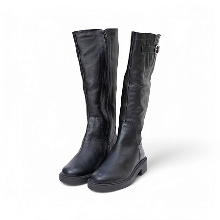 BOTA COURO FIVELA