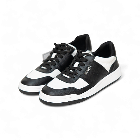 TENIS COURO BICOLOR