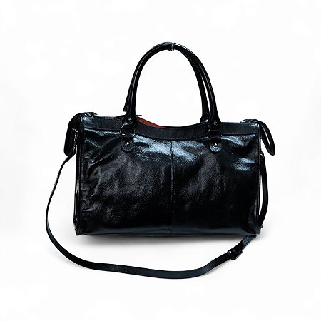 BOLSA COURO VERNIZ