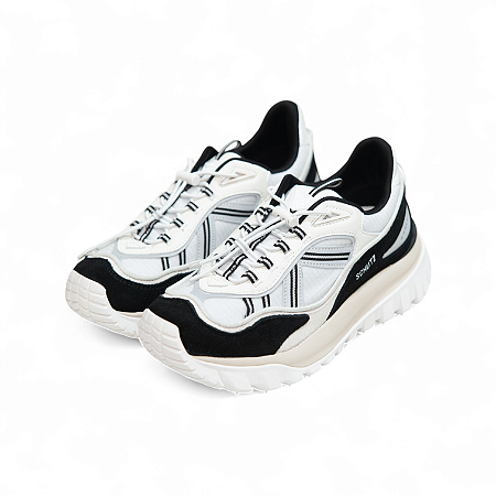 TENIS COURO BICOLOR