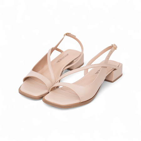 SANDALIA COURO LISO