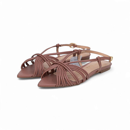 SANDALIA RASTEIRA COURO