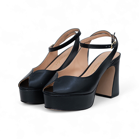 MEIA PATA COURO LISO