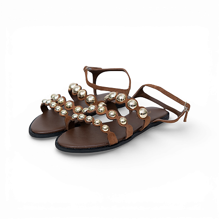 SANDALIA COURO ATMOSPHERA