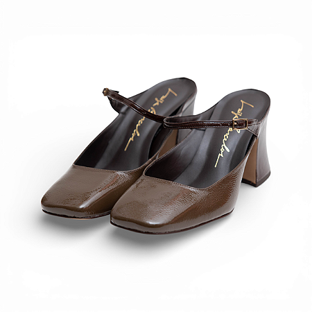 MULE COURO LUIZA BARCELOS