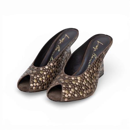 MULE COURO LUIZA BARCELOS