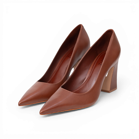 SCARPIN COURO SCHUTZ