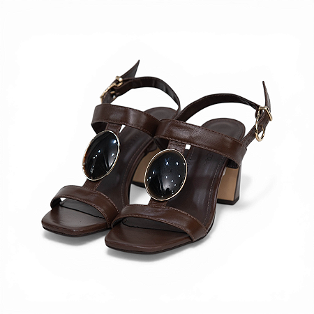 SANDALIA COURO ATMOSPHERA