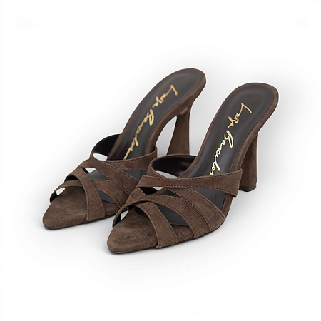 MULE COURO LUIZA BARCELOS