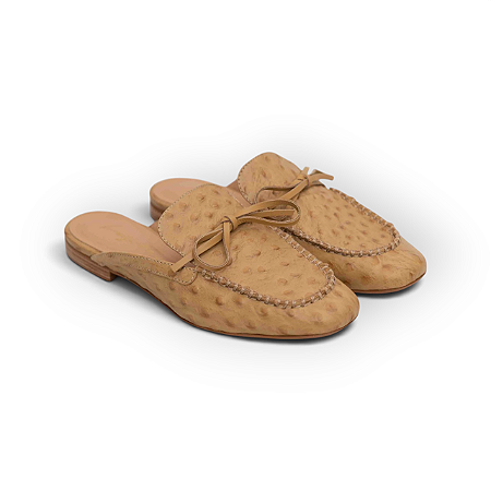 MULE COURO LUIZA BARCELOS