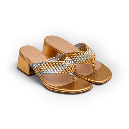 MULE COURO LUIZA BARCELOS