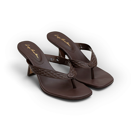 MULE COURO LUIZA BARCELOS